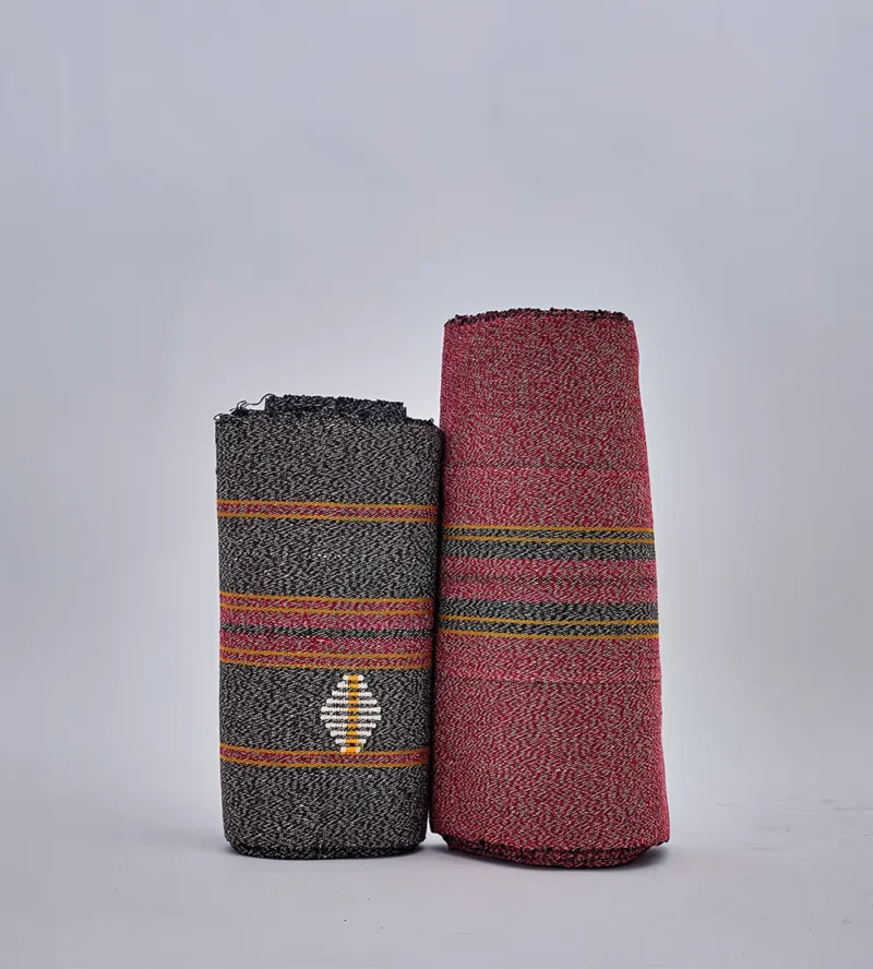 Duo FASO DAN FANI rose marron brodé
