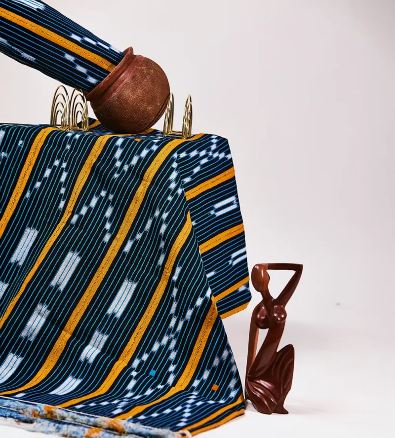 Duo Pagne Baoulé Bleu/Jaune
